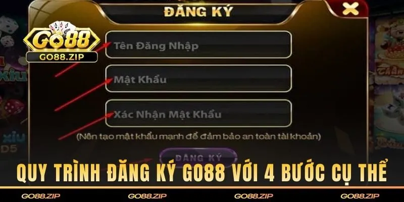 Hướng dẫn newbie cách thức đăng ký Go88 cụ thể